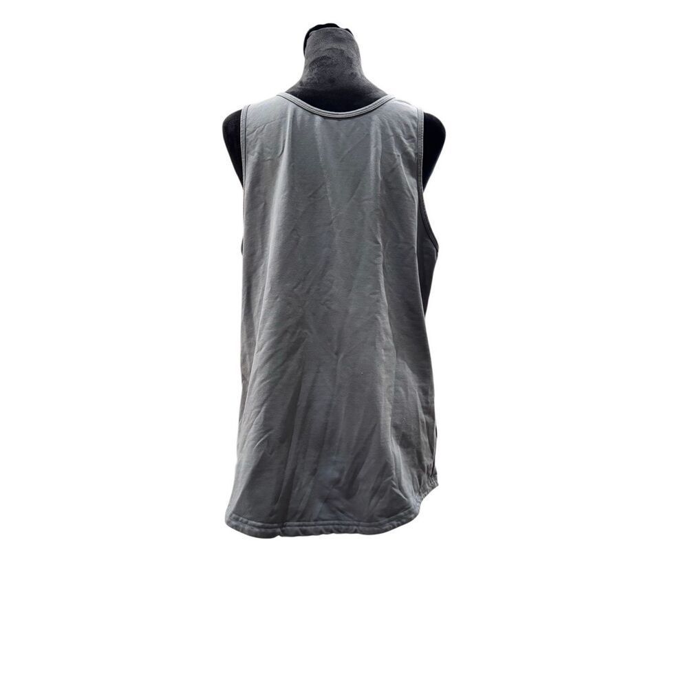 BYLT Premium Basics Drop Cut Lux Tank Top Gray Sleeveless Athletic Shirt Men’s M
